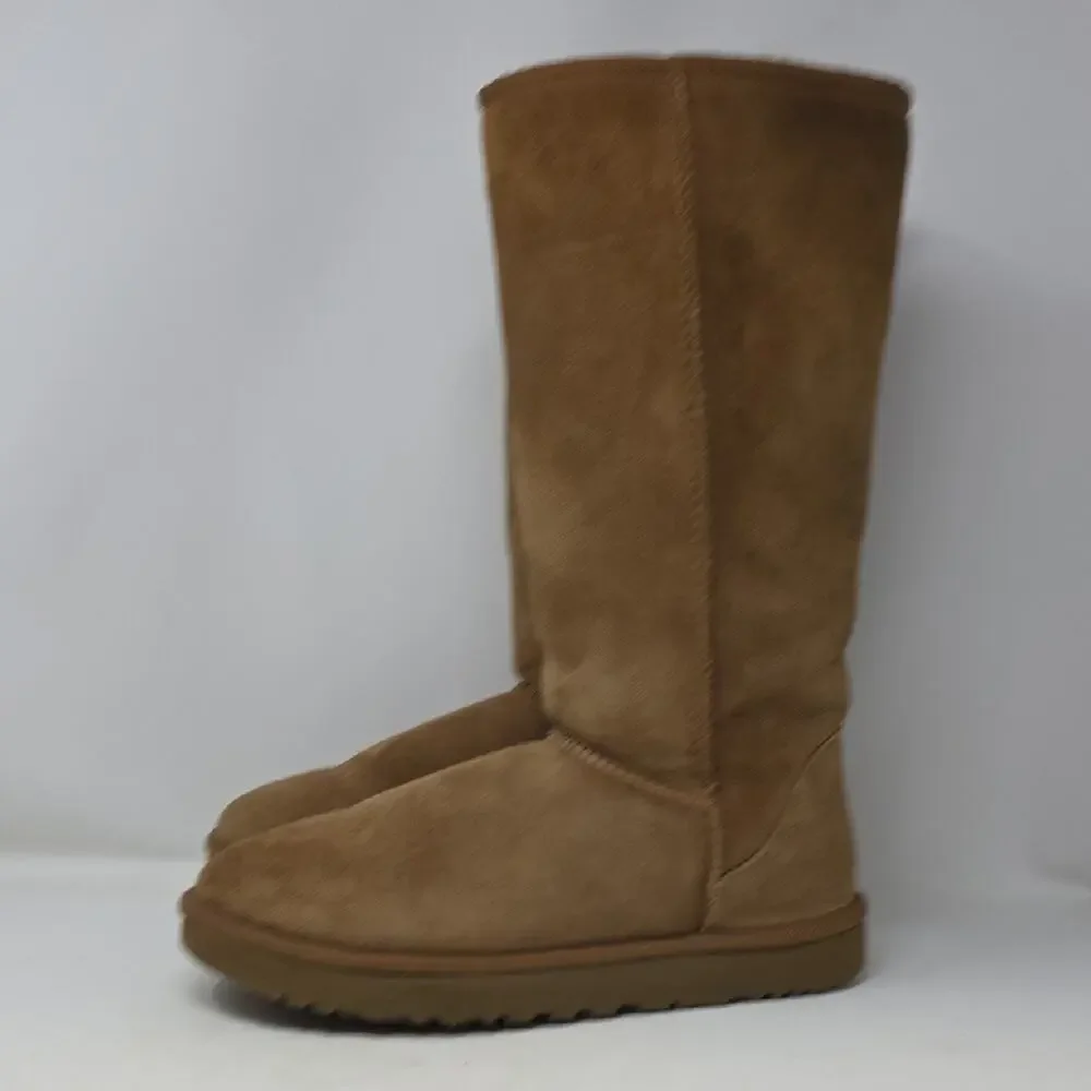 UGG Classic Tall II Tan Suede Women's Boots Size 10